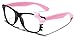 Retro Rewind Kids Toddler Hello Kitty Clear Lens Non-Prescription Nerd Costume Glasses for Little Baby Girls Age 0-4