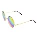 KZH TIFENNY Vintage Unisex lens Round Glasses Steampunk Sunglasses (A, A)