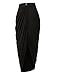 RubyK Womens Asymmetrical Draped Wrap Cut Out Hi Low Midi Skirt