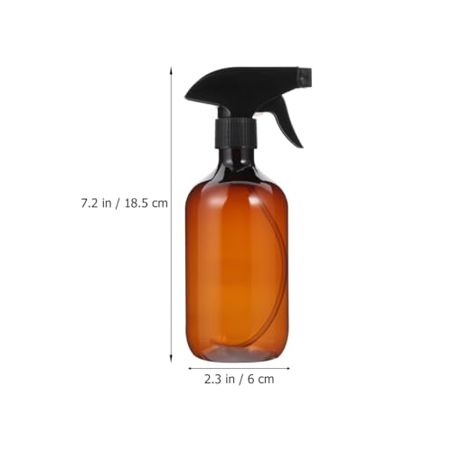 Baluue 4PCS 500ml PET Plastic Spray Bottles – Refillable Empty Transparent Water Spray Bottle for Hair, Cleaning, Garden, Beauty, Travel – Leak-Proof Container with Trigger Sprayer