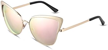 DVsong Fashion Metal Border Round Sunglasses for Women - UV400 [ DST00032 ]