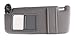 SouthWit Drivers Left Sun Visor Compatible with 2007 2008 2009 2010 2011 Camry/Hybrid Sunvisor - Replaces #74320-06780-B0, 74320-33B81-B0-Gray (NO SUNROOF)