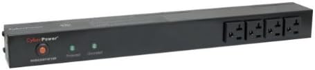 CyberPower Rackbar Surge Suppressor RM 1U RKBS20S2F12R 20A 14-Outlet. RACKBAR 14OUT RM ETL CSA C22.2 15FT CORD 120V 120A 1800J SURGE. Receptacles: 14 x NEMA 5-20R - 1800J