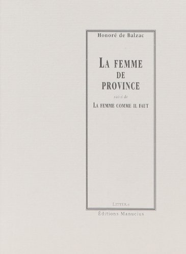 La  femme de province