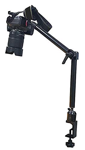 Arkscan-MCM5-Tabletop-Photography-Videography-Camera-and-Smartphone-iPhone-Table-Clamp-Mount-with--20-Camera-Mounting-Bolt-for-Nikon-Sony-Canon-Olympus-Panasonic-Cameras