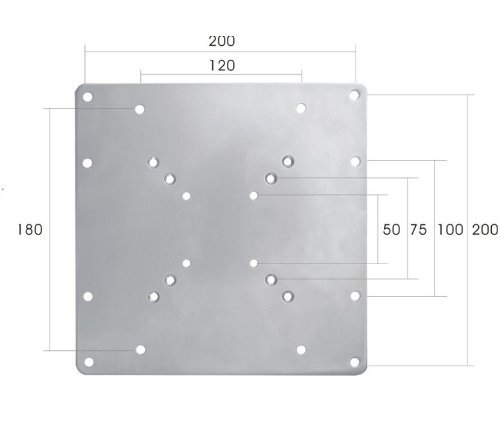 Mount Plus 1056 VESA 200x200 Universal Adapter Plate For TV Mounts 