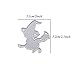 Halloween Cutting Dies WitchDie-Cut for Card Making Scrapbooking Photo Album (2pcs Carton Witch)