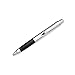 uni-ball Jetstream Retractable Rollerball Pen, Bold Point, 1.0 mm, Black Ink/Silver Barrel