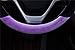 ChuLian Cute Winter Warm Plush Auto Car Steering Wheel Cover for Women Girls, Universal 15 Inch Car Accessories, Purple