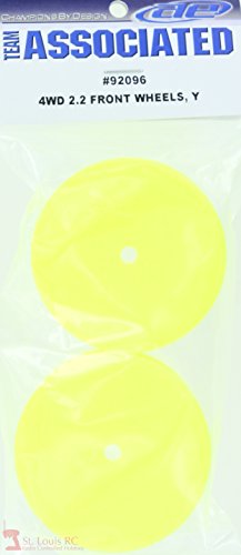 12mm 4WD 2.2 in Front Wheels, Yellow (2): B64, B64D