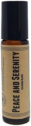 Peace and Serenity Pre-Diluted Essential Oil Roll-On Blend 10ml (1/3oz) - Calming Blend