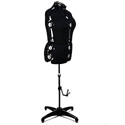 Black 13 Dials Female Fabric Adjustable Mannequin