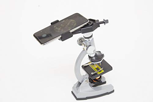 Microscope Kit with Metal Arm and Base, 6 Magnifications from 50x to 1200x, Includes 86-Piece Accessory Set and Case (5 Bonus Animal/Plant sides) (86 - Piece Accessory Set + Smart Phone Adopter) - Thumbnail 2
