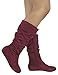 Wells Collection Womens Boots Soft Slouchy Flat to Low Heel Under Knee High