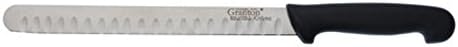 GRANTON" Sheffield Made 12 ins Professional Edge scolloped Slicer, Black, 30 cm
