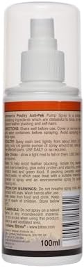 Johnsons Poultry Anti Peck Spray Clear 100ml Bird Feather Plucking Aid view 2