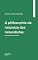 Livro A philosophia da natureza dos naturalistas