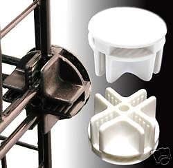 New! 24 White connectors Wire Storage Cube & mesh snap Organizer Mini Push Grid