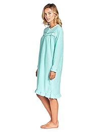 Camisón de manga larga, de Casual Nights, mezcla de algodón, para mujer