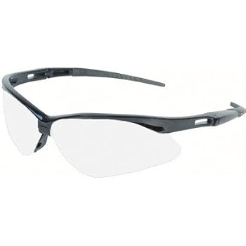 Jackson 3000355 KC 25679 Nemesis Safety Glasses Black Frame Clear Lens Anti Fog, 1 Pair