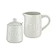 KOVOT Ceramic Cream and Sugar Set - Includes 10 oz Sugar Jar & 32 oz Creamer/Milk Jug