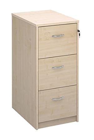 Relax Office Deluxe 480mm Wooden Filing Cabinet With 3 Drawers
