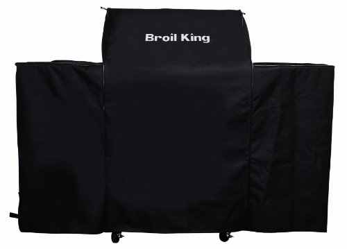 Broil King 7490 Heavy Duty PVC Polyester Grill Cover, Black
