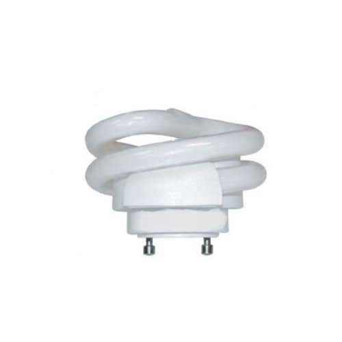 Kichler Lighting 4051 18-watt GU24 Base Flattened Spiral Compact Fluorescent Lamp, Frosted