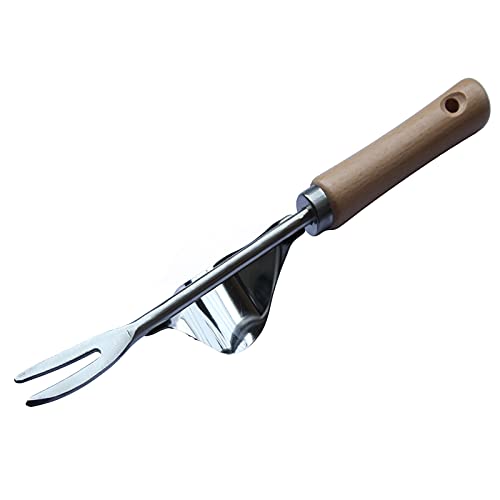 XFJTECH Hand Weeding Tool Garden Weed Puller Stainless Leverage Base