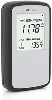Corentium Home Radon Detector by Airthings 223 Portable, Lightweight, Easy-to-Use, (3) AAA Battery Operated, U