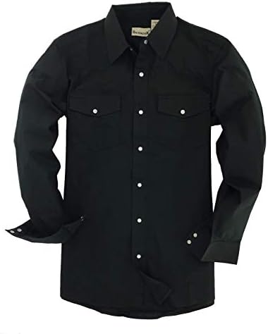 Backpacker Mens Males’s Lengthy Sleeve Strong Western