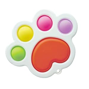 Baby Dimple Toy, Silicone Flipping Board with Intelligence Early Education for Kids Toddlers Baby (Cat’s Paw)