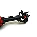CNC Aluminum Front Axle Rear Axle for AXIAL SCX10 II AX90046 1/10 RC Crawler (Front &Rear Axle)