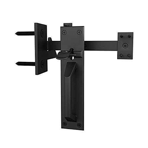 JUBEST Self Locking Gate Latch for Wood Fence Gate, Outswinging Pool