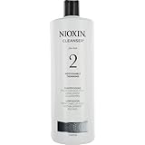 Nioxin Cleanser, System 2 (Fine/Noticeably Thinning )shampooing, 33.8 Ounce