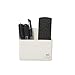 Kydely Minimalist White Magnetic Dry Erase Marker Holder and Eraser Organizer