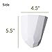 Melamine Wall Planters, White, Set of 3thumb 2