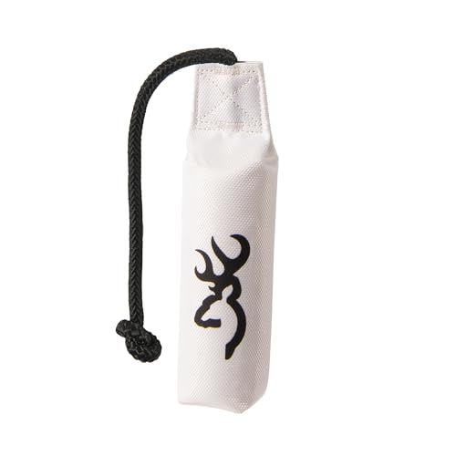 Browning Pet Hunting Durable Canvas Training Dummy, Fetch and Retrieval, White,…