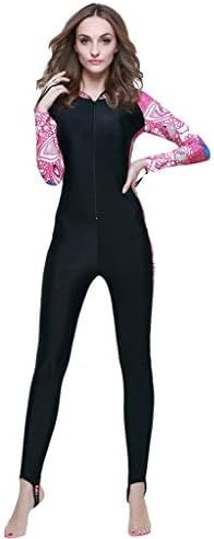 MILIMIEYIK Womens Full Wetsuits Premium 2mm Neoprene Long Sleeve Long Leg Zip for Diving Snorkeling Swimming with Hooded