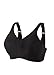 Glamorise Women's Full-Figure Sports Bra, Black, 44DD