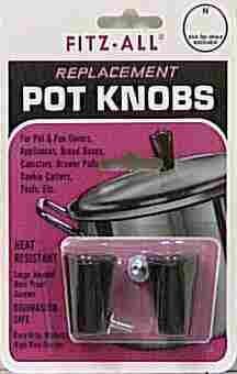 Tops Replacement Pot Knob Fits Pots, Pans, Cookware, Canisters & More Bakelite Plastic,Black