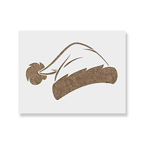 Santa Hat Stencil Template - Reusable Stencil with Multiple Sizes Available