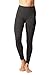 90 Degree By Reflex - High Waist Power Flex Legging - Tummy Control Black and Heather Charcoal 2 Pack - Large