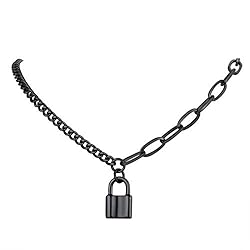 FindChic Customized Necklace for Women, Black