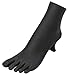 Caddy Bay Collection Black Polystyrene Toe Ring Chain Ankle Bracelet Foot Display Storage Showcase Stand