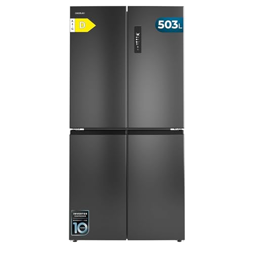 Cecotec American Refrigerator 4 Doors Bolero CoolMarket 4D 503 Dark D