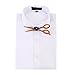 The Ideal Company Men's Zebrano Wood Scissors Wooden Bow Tie