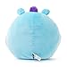 BT21 MANG Pong Pong Character Plush Figure Decorative Pillow Sofa Cushion, 14.2 x 13.4 Inches, Sky Blue