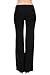2LUV Women's Sleek and Trendy Dress Slacks Black M (65400)