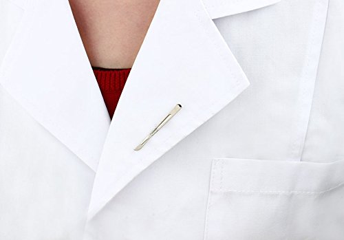 MANZHEN Medical Scalpel Brooch Lapel Pins Jewelry Gift for Surgeon Doctor Nurse (gold-2)